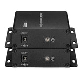 2 port Analog Audio Fiber Converters,Unbalanced RCA over fiber extender for Broadcast 1 pair